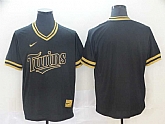 Twins Blank Black Gold Nike Cooperstown Collection Legend V Neck Jersey (1),baseball caps,new era cap wholesale,wholesale hats
